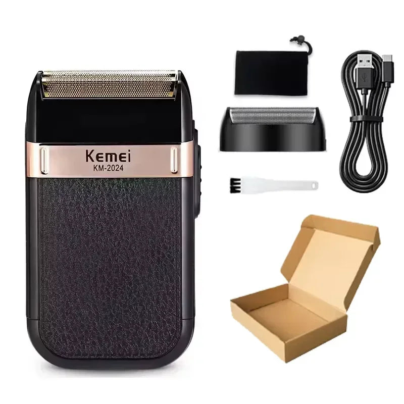 Kemei KM-PG809A + KM-1506 + KM-2024 Hair Clipper Kit – profesjonell presisjon og kraft for hår, skjegg og kropp