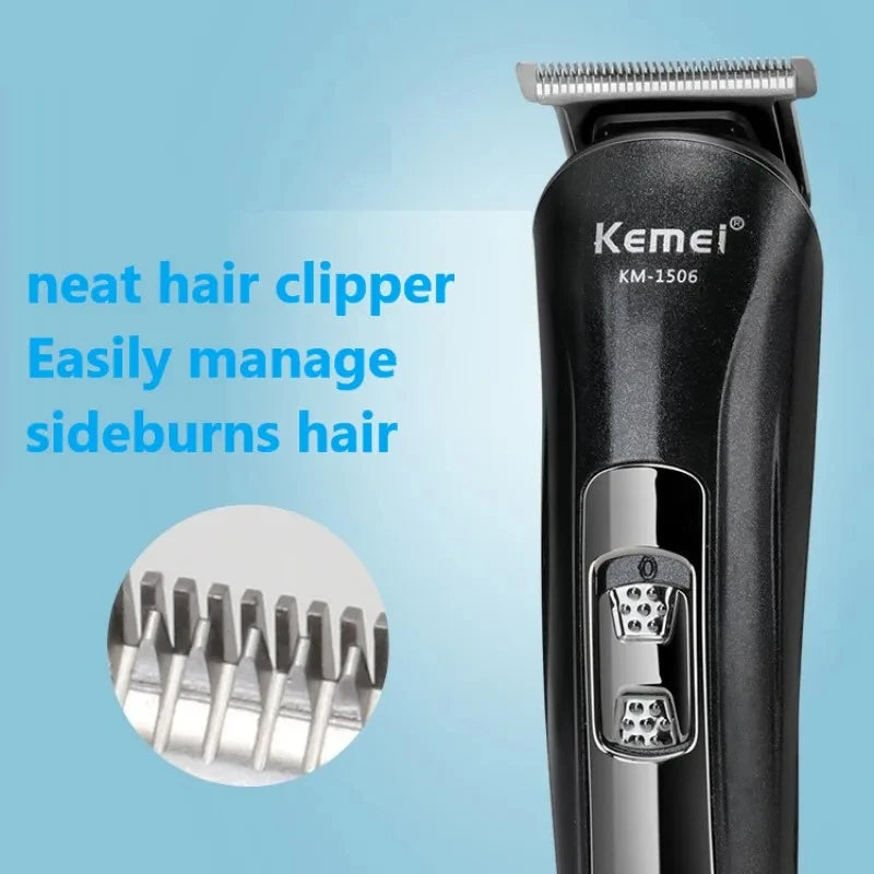 Kemei KM-1506 3-i-1 Elektrisk Shaver – komplett løsning for barbering, trimming og nesehårfjerning