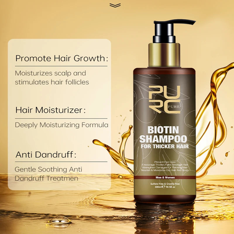 PURC Biotin Hair Growth Shampoo – styrke, vekst og pleie i én flaske