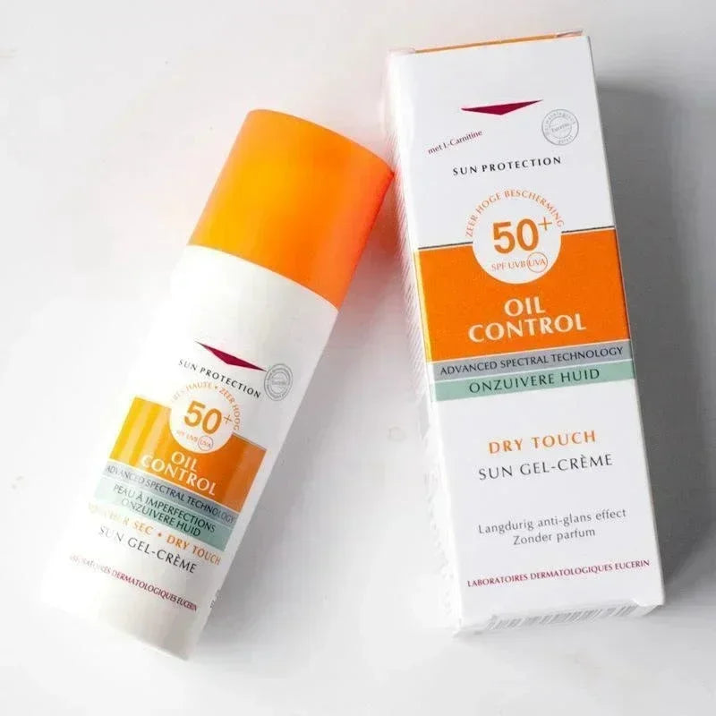 Oil Control Face Sunscreen SPF50+ – Gel-Cream for fet og akneutsatt hud (10 stk à 50 ml)