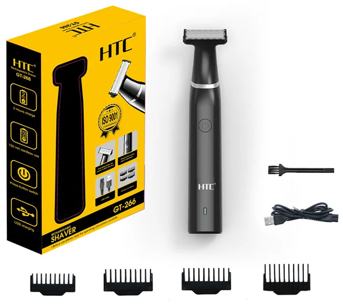 HTC 266-GT Face + Body Hybrid Trimmer – alt-i-én løsning for presis og komfortabel grooming