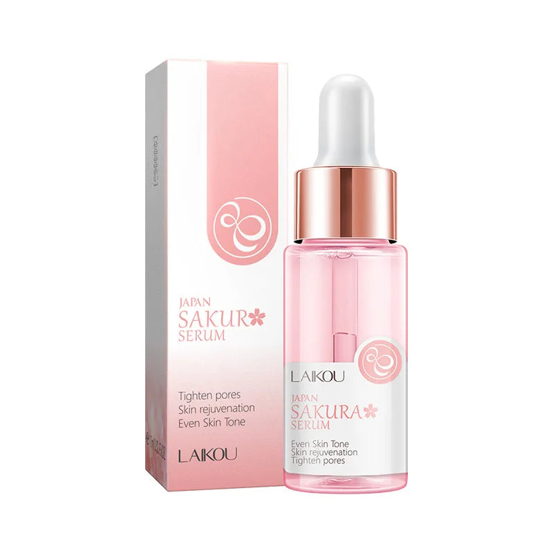 LAIKOU Sakura Face Essence – Glød, fukt og jevn hudtone med japansk kirsebærblomst-