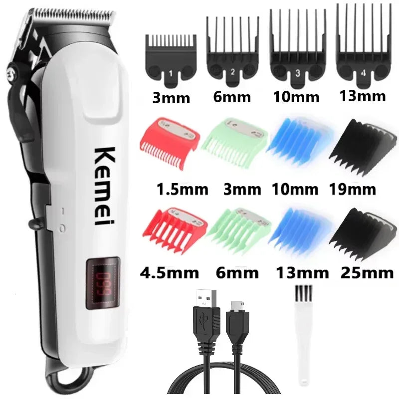 Kemei KM-809A Professional Hair Clipper – kraftig, stillegående og presis hårklipper for alle hårtyper