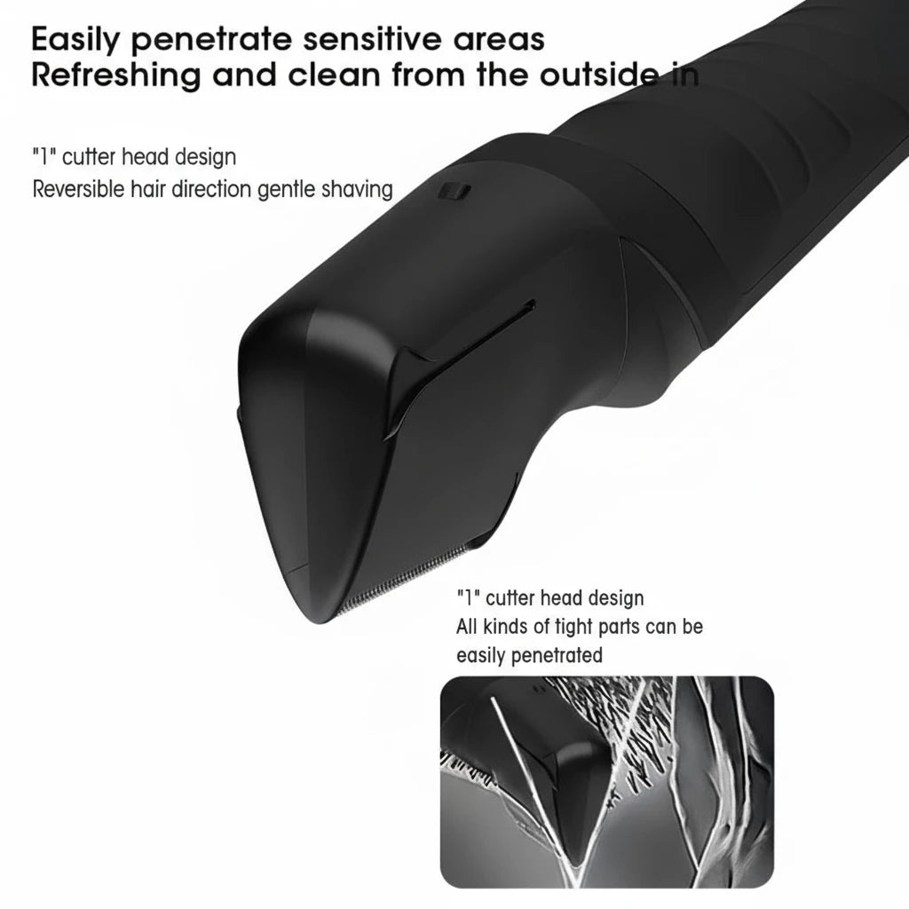 Electric Body Hair Trimmer for Men – trygg, vanntett og presis trimmer for hele kroppen