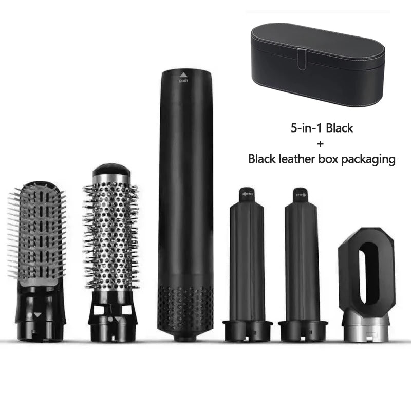 5-i-1 multistyler med varmluftsbørste, krølltang og glattbørste – Airwrap-lignende