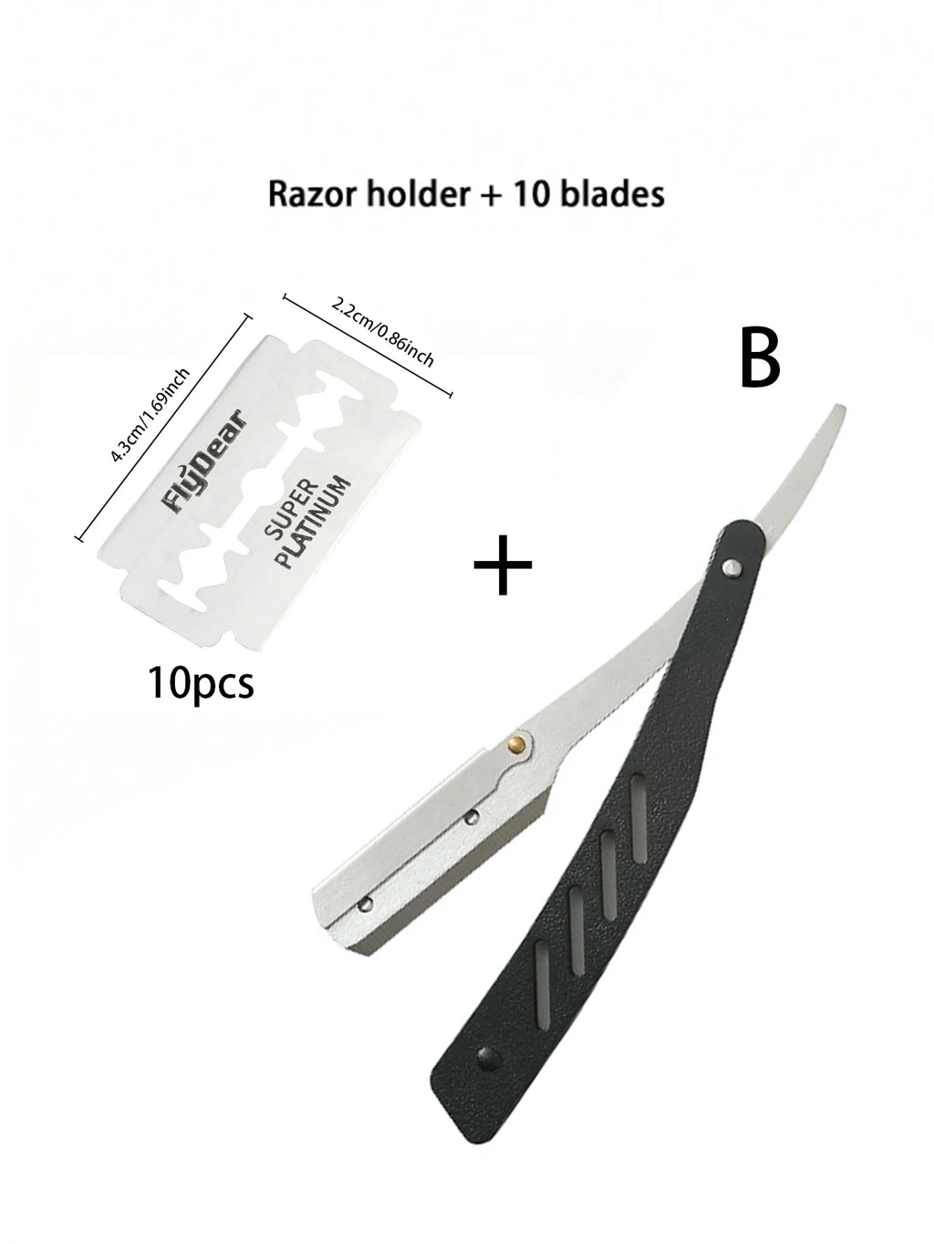 Manuell Barberhøvel i Rustfritt Stål – Presis, Komfortabel og Slitesterk Barbering for Menn