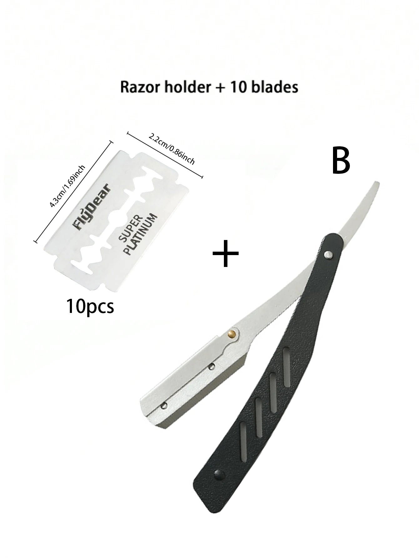 Manuell Barberhøvel i Rustfritt Stål – Presis, Komfortabel og Slitesterk Barbering for Menn