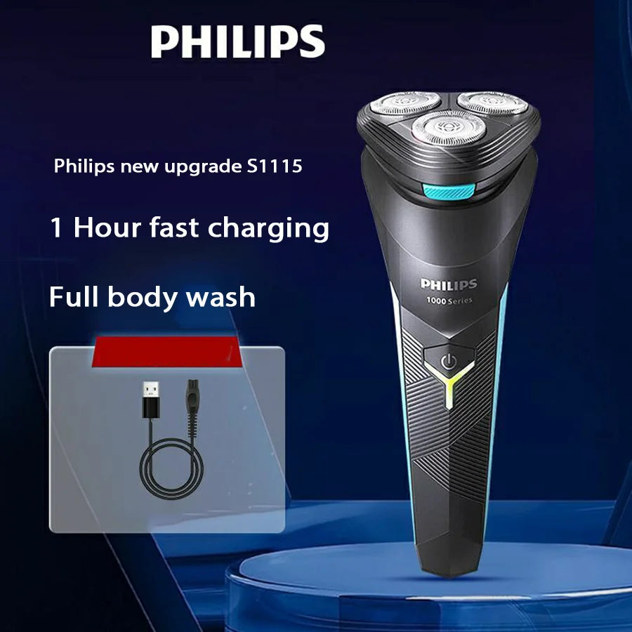 Philips S1113 Elektrisk Barbermaskin – Tett, Komfortabel og Enkelt Vedlikehold