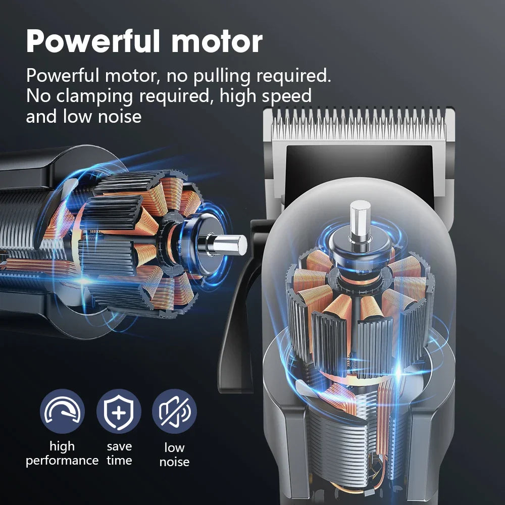 Kemei KM-809A Professional Hair Clipper – kraftig, presis og allsidig hår- og skjeggtrimmer for menn