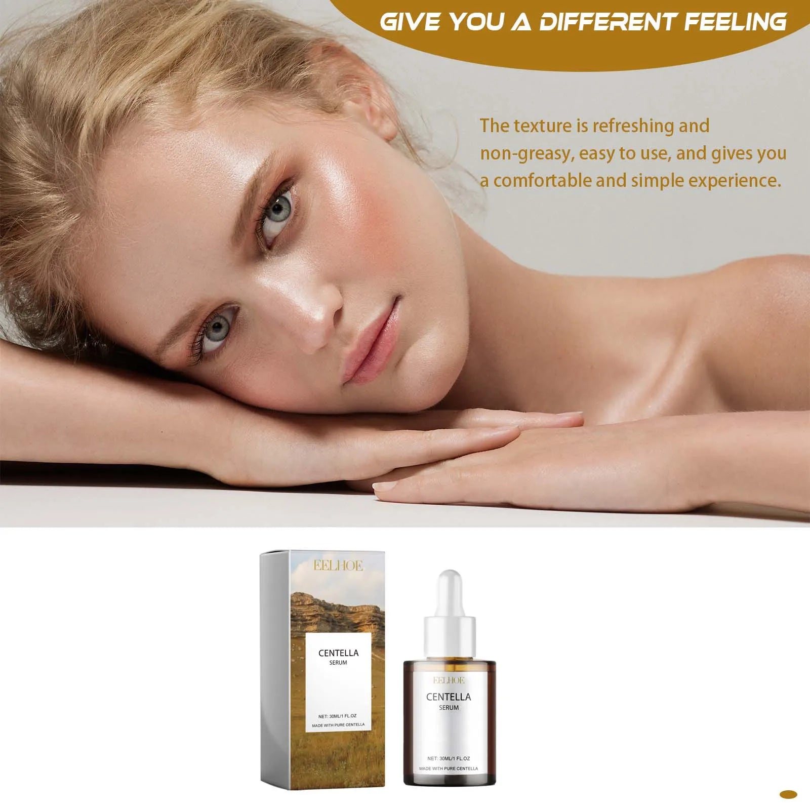 Centella Serum 30 ml – Fukt, fasthet og naturlig glød for sensitiv og tørr hud