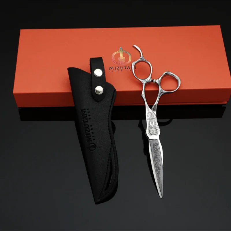 Profesjonell Uttynningssaks i 440C Rustfritt Stål – 6" presisjonssaks med 32 tenner