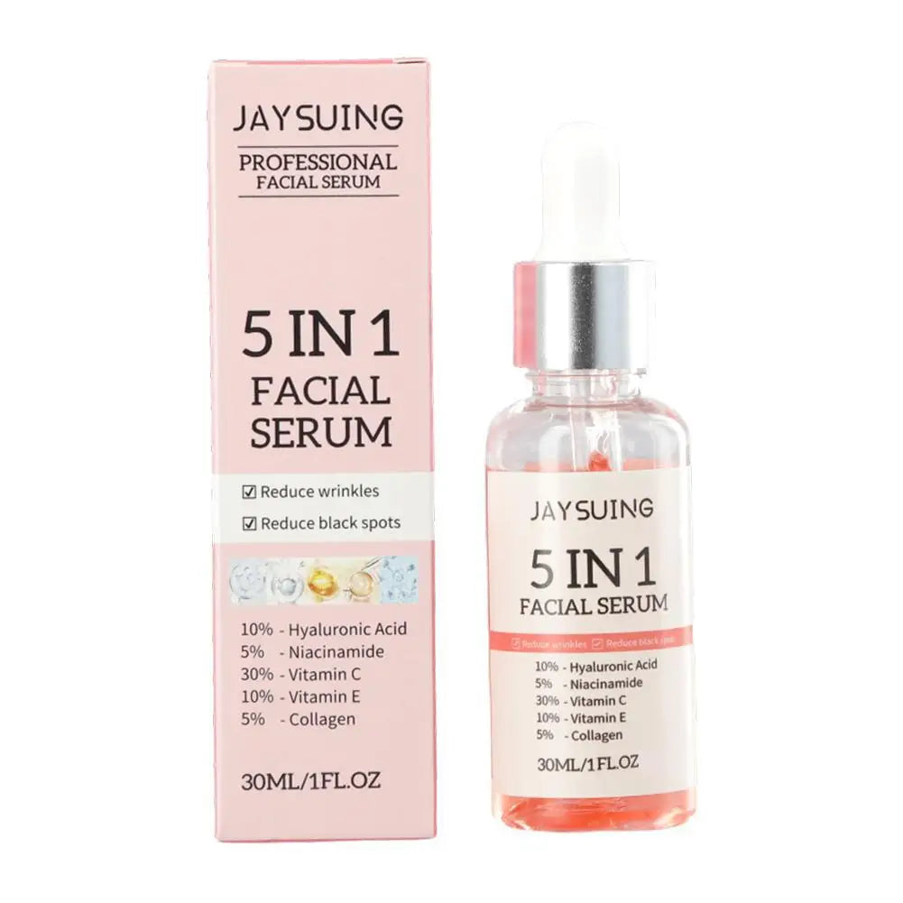 Jaysuing 5-i-1 Hyaluronic Acid Face Serum – intensiv fukt, glød og jevnere hudtone