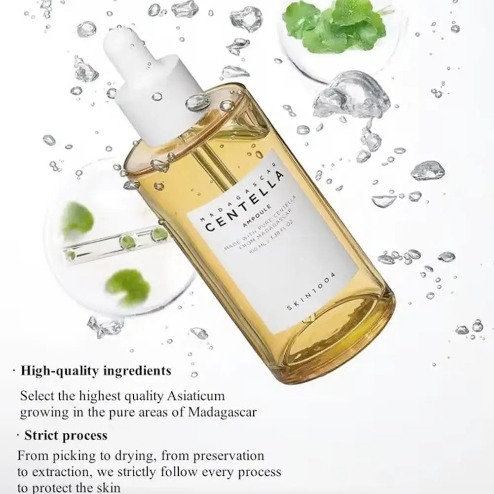 Skin1004 Madagascar Centella Asiatica Ampoule 100 ml – Beroligende, fuktgivende og styrkende hudpleie