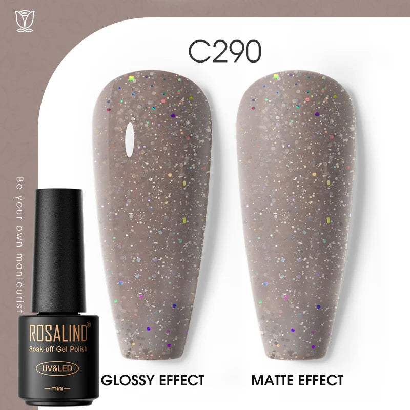 ROSALIND Gel Neglelakk – Klassisk Fargekolleksjon