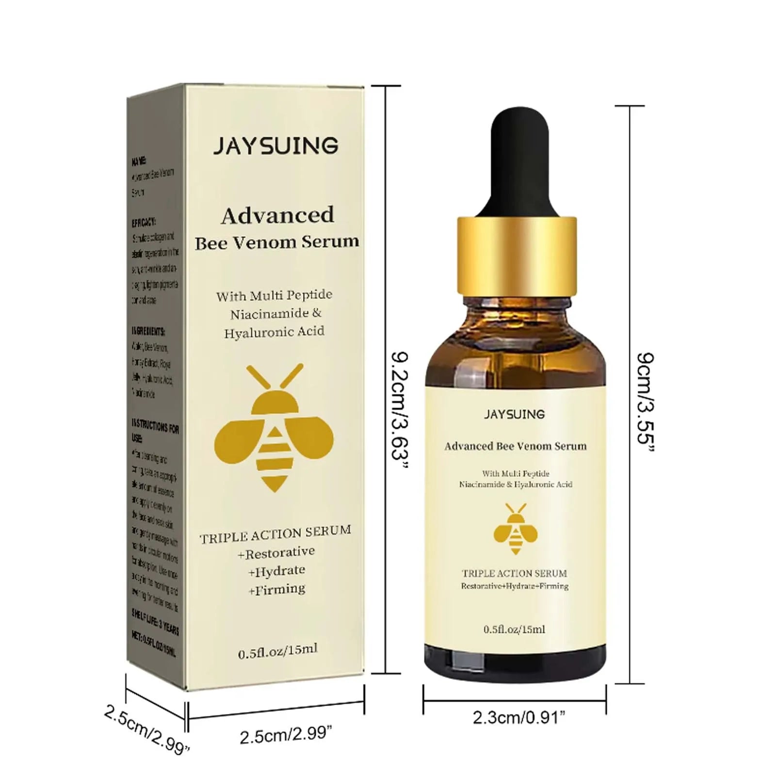 Jaysuing Advanced Bee Venom Serum – naturlig oppstramming, glød og anti-age effek