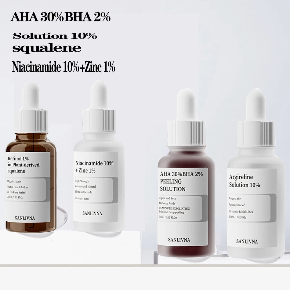 SANLIVNA AHA 30% + BHA 2% Exfoliating Serum – Dyp eksfoliering og fornyet glød