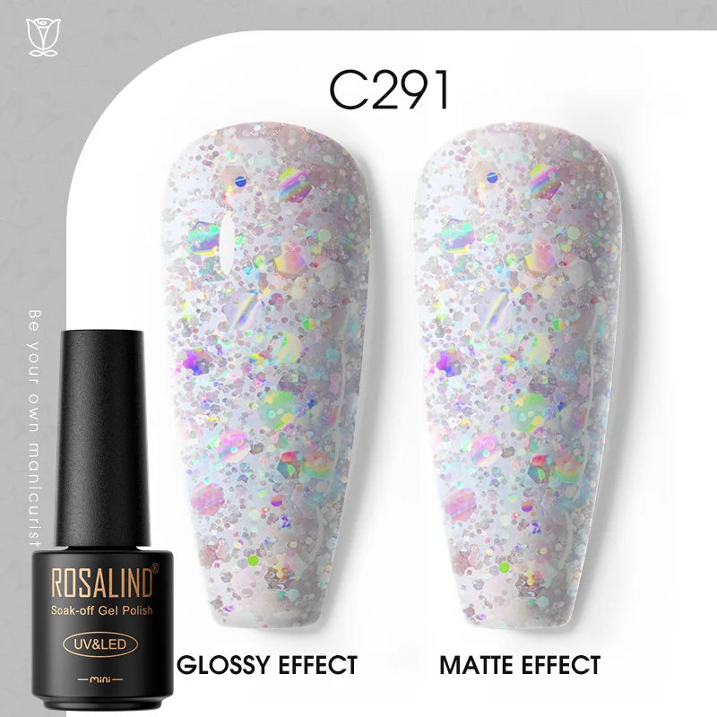 ROSALIND Gel Neglelakk – Klassisk Fargekolleksjon