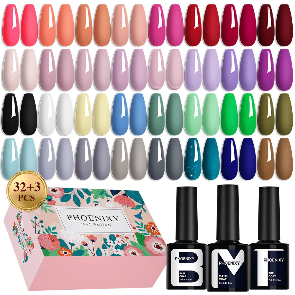 PHOENIXY Gel Neglelakksett