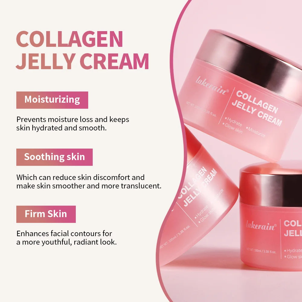 Lakerain Collagen Jelly Cream – fukt, fasthet og ungdommelig glød i én lett gelékrem