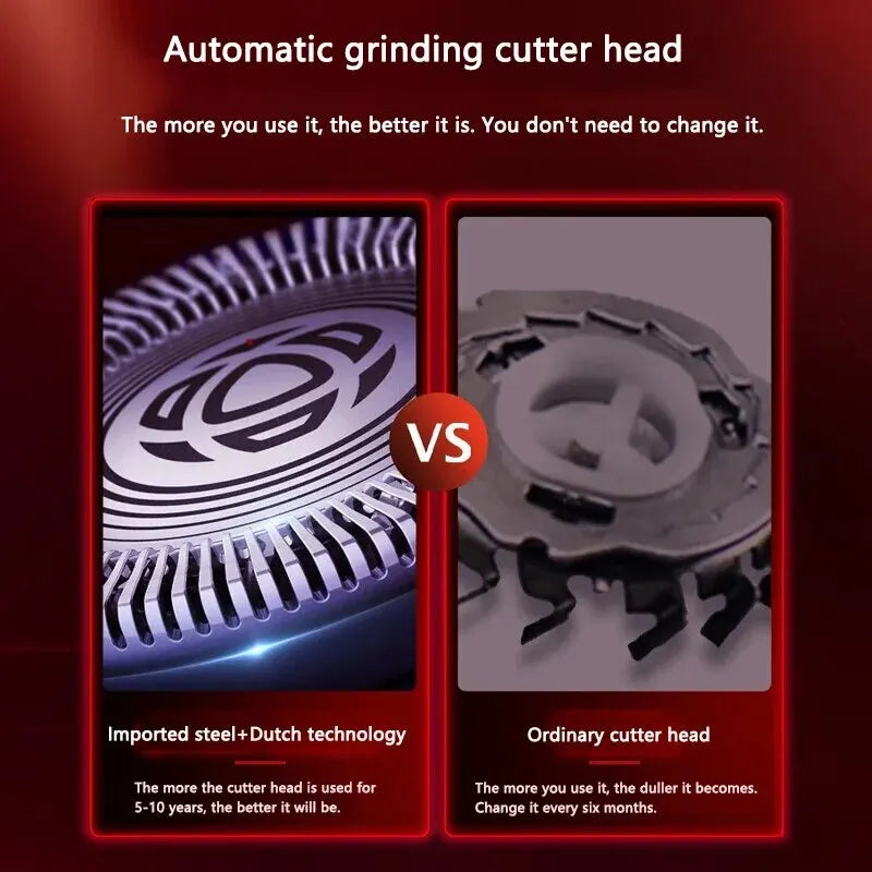 Philips S1113 Elektrisk Barbermaskin – trippel flytende hoder og USB-lading for tett og behagelig barbering