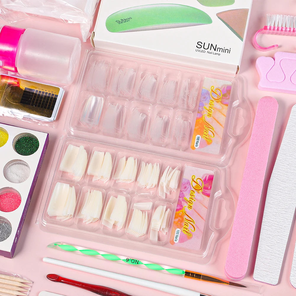 Limegirl Akryl Neglesett – Pulver og Monomer