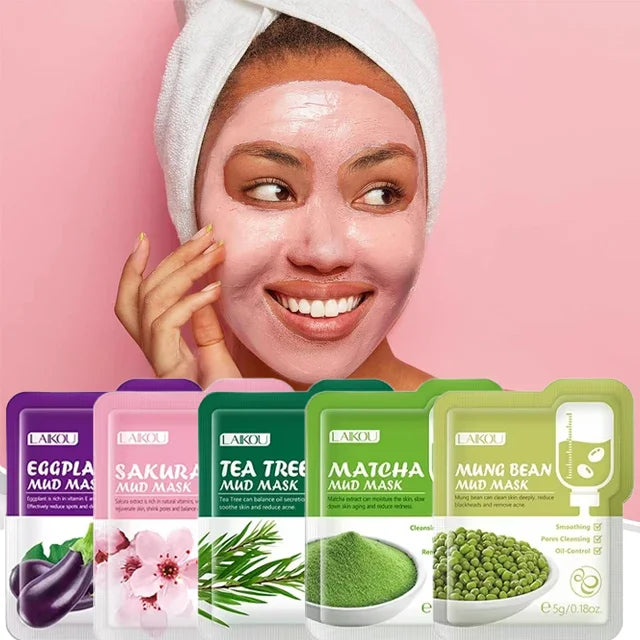 AIKOU 5pcs Moisturizing Facial Mask