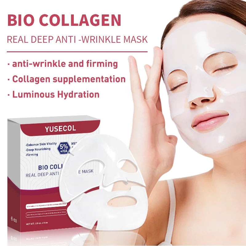 AFCARE Bio Collagen Face Mask – Dyp Fukt og Anti-Aging Effekt