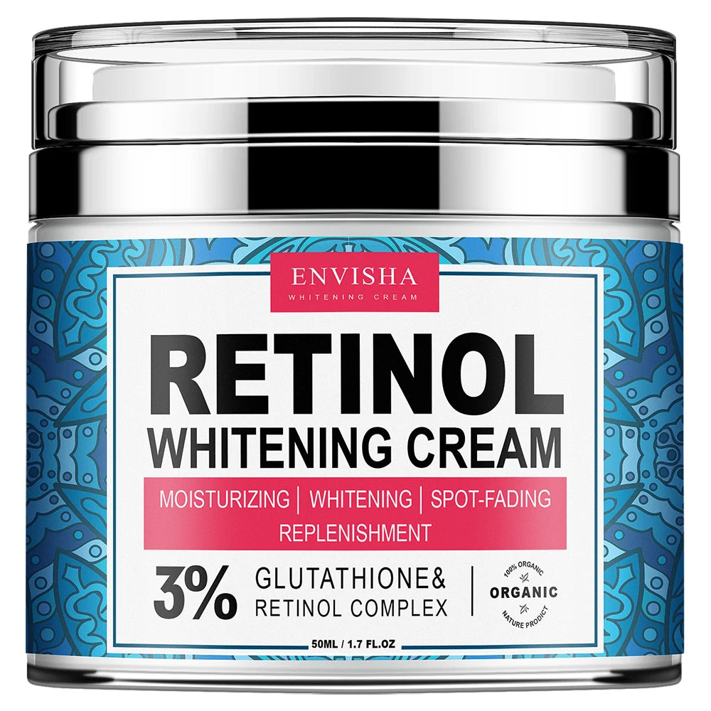 ENVISHA Retinol &amp; Collagen Face Cream – anti-age, fukt og glød i én krem