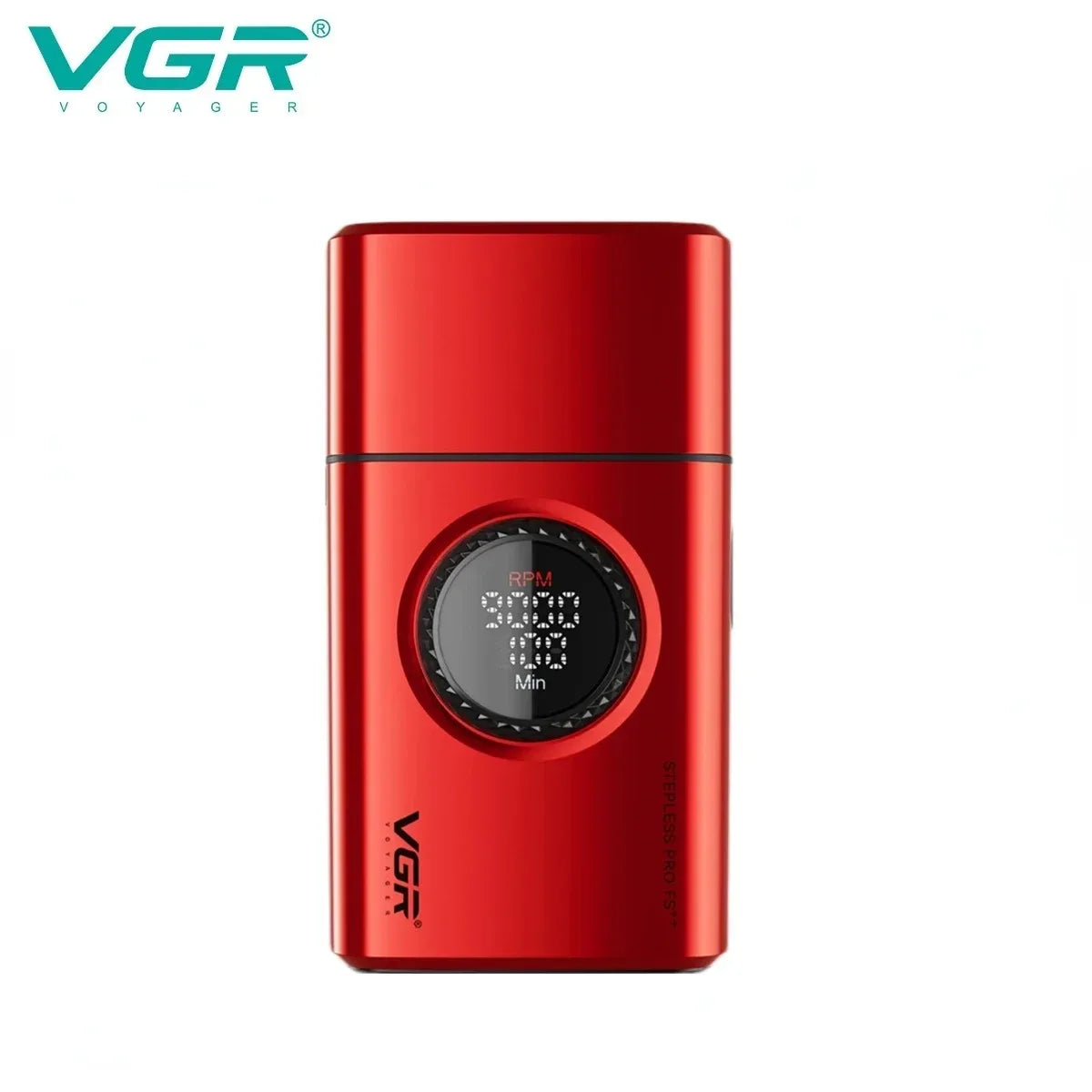 VGR V-378 Profesjonell Hår- og Skjeggtrimmer – 9000 RPM metalltrimmer med titaniumblader