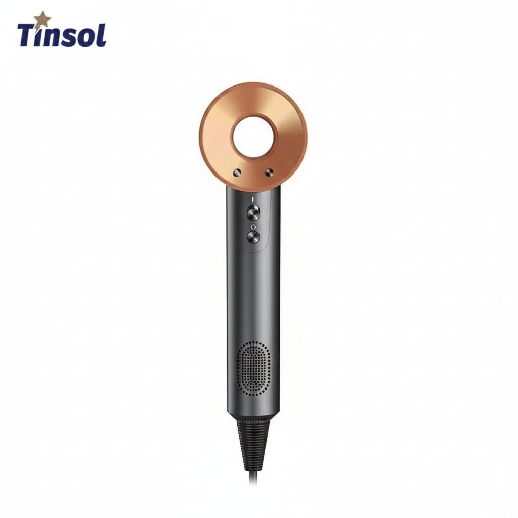 Bladfri Hårføner med Negativ Ioneteknologi – 110 000 RPM høyhastighetsmotor og magnetiske munnstykker