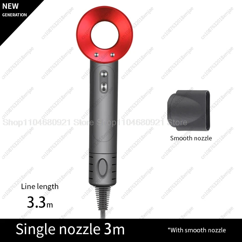 Bladfri Hårføner med Flyaway-Munnstykke og Ioneteknologi – Stillegående, Kraftig og Skånsom