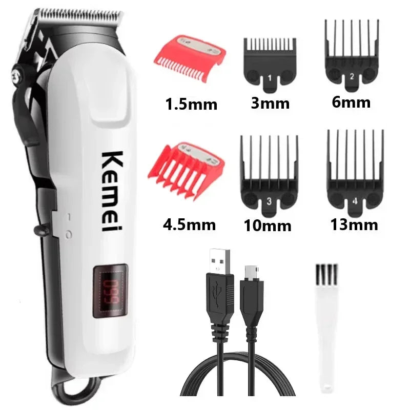 Kemei KM-809A Professional Hair Clipper – kraftig, stillegående og presis hårklipper for alle hårtyper
