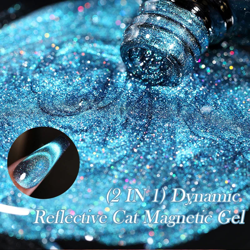 LILYCUTE 6-Delers Cat Eye Gel Neglelakksett