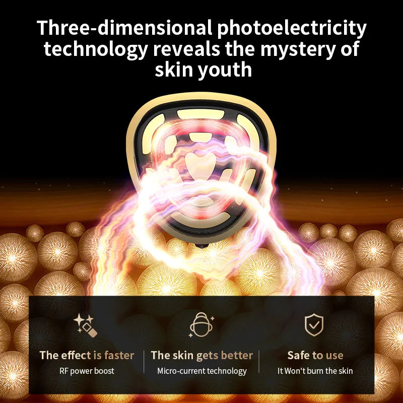 NEMOOE RF Skin Tightening &amp; Lifting Device – løft, rens og forny huden hjemme