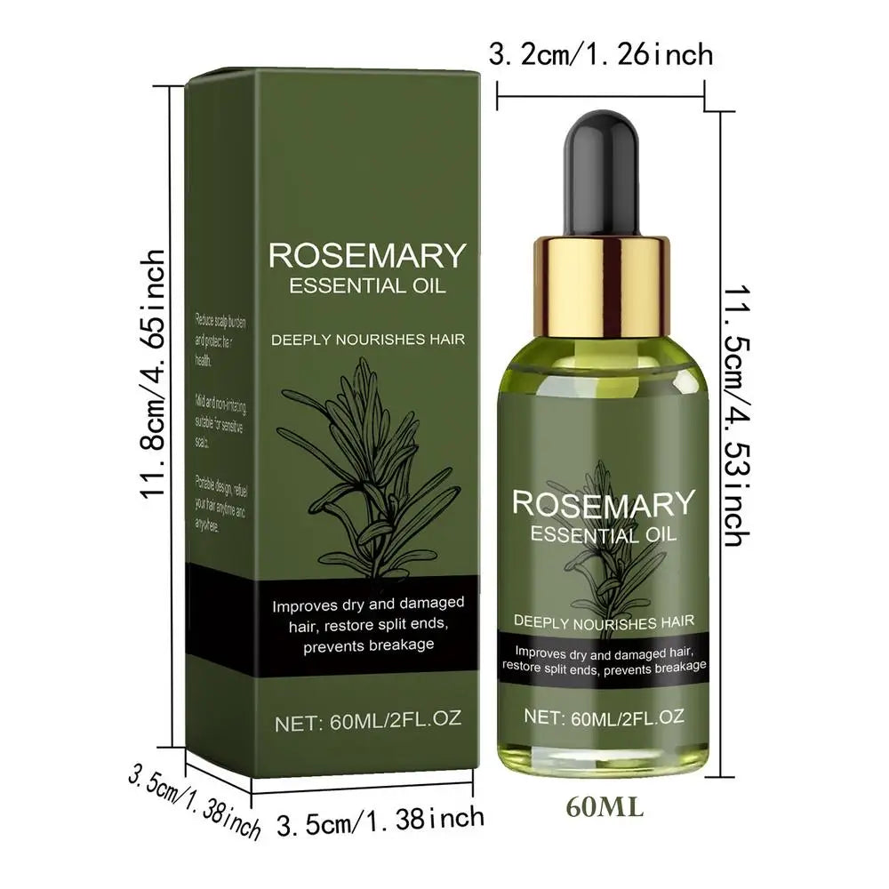 Rosemary Hair Essential Oil – Naturlig styrke, glans og næring for sunt hår