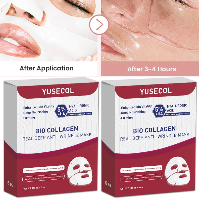 AFCARE Bio Collagen Face Mask – Dyp Fukt og Anti-Aging Effekt