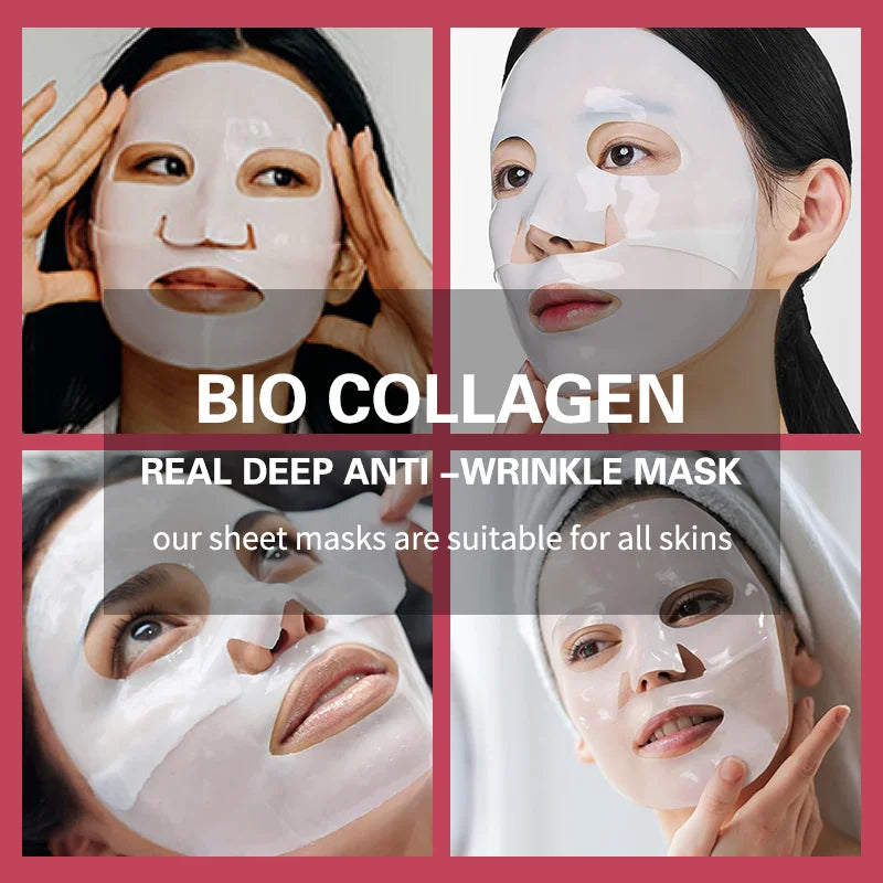 AFCARE Bio Collagen Face Mask – Dyp Fukt og Anti-Aging Effekt