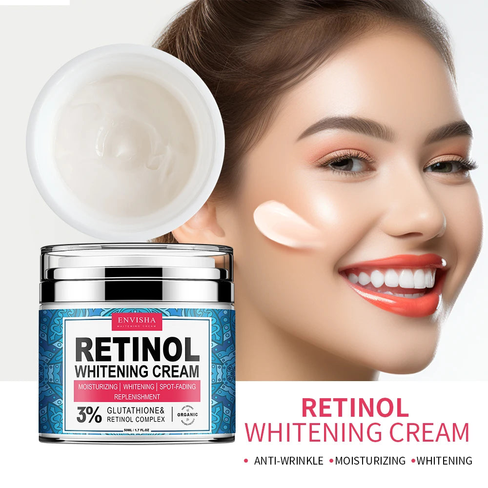 ENVISHA Retinol &amp; Collagen Face Cream – anti-age, fukt og glød i én krem