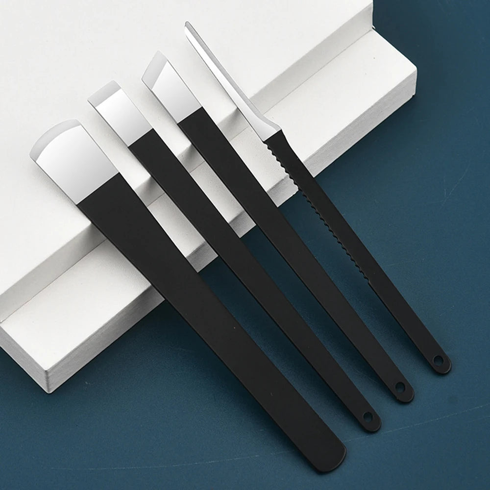 4/5/6/9 stk Pedikyrknivsett – Komplett Fotpleiesett i Rustfritt Stål for Hard Hud og Neglepleie