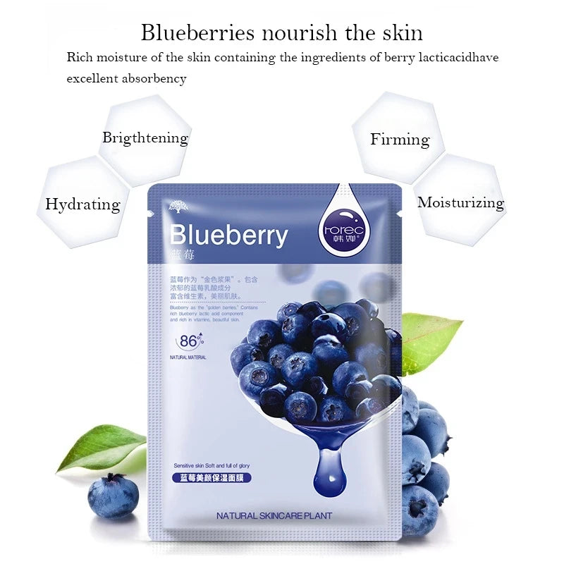 SADOER Natural Plant Facial Mask 30stk