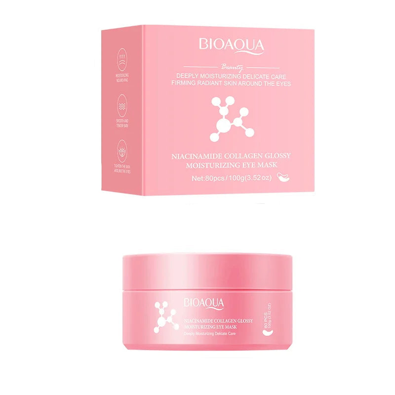 BIOAQUA Nicotinamide Collagen Eye Mask 80pcs
