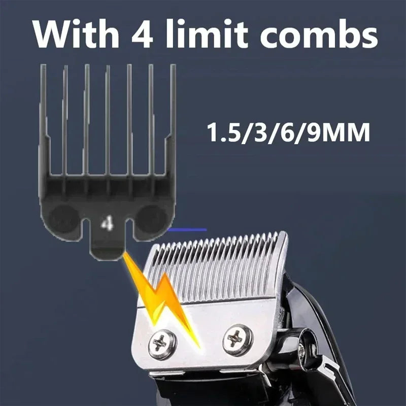 Kemei KM-PG1990A Professional Hair Clipper – kraftig, presis og stillegående trimmer for profesjonell hårklipp