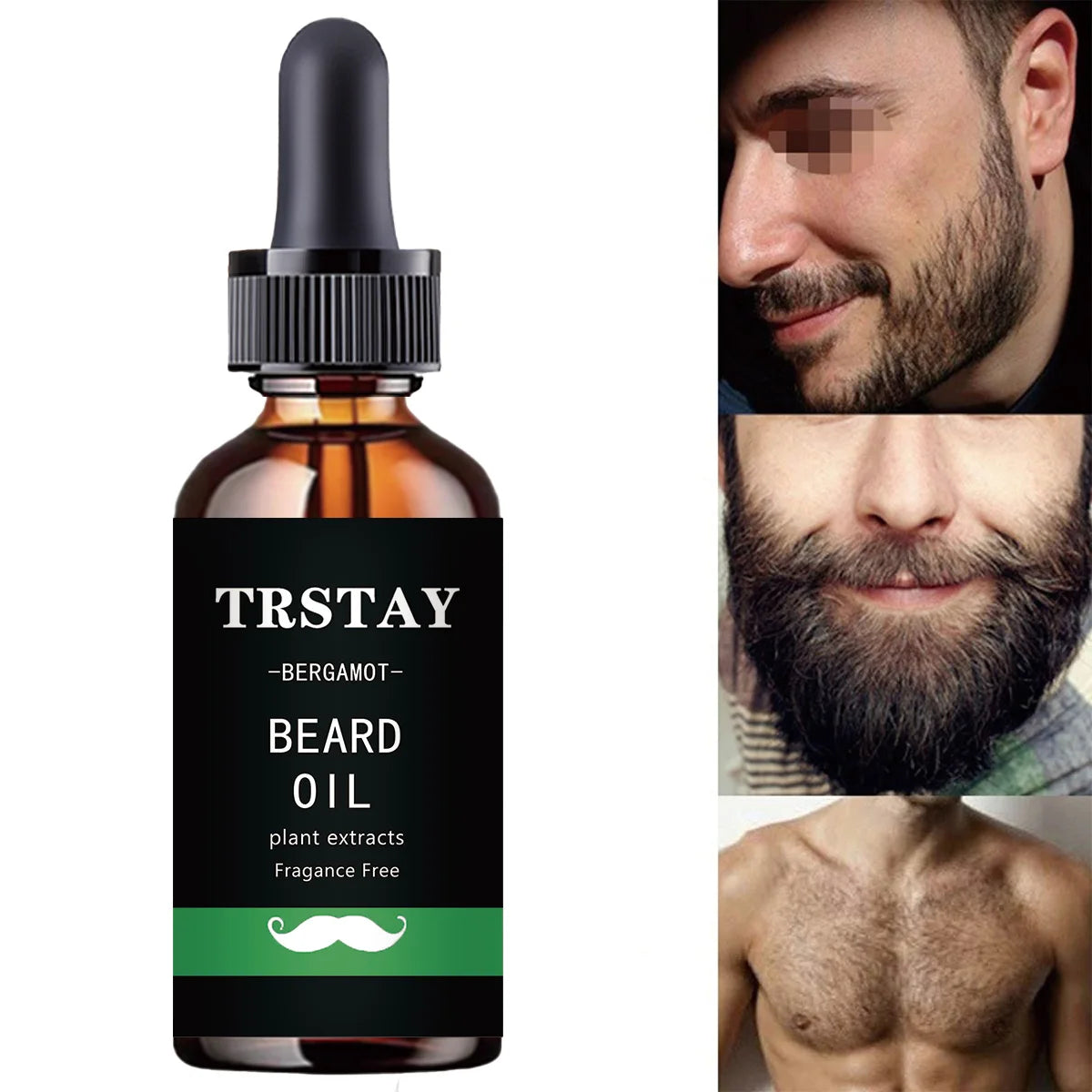 TRSTAY Beard Growth Essential Oil – kraftig skjeggvekst og sunnere hårstruktur