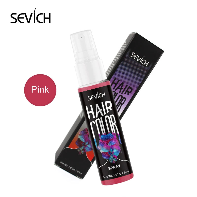 Sevich 5-Color Hair Color Spray – midlertidig hårfarge for kreativ og morsom styling