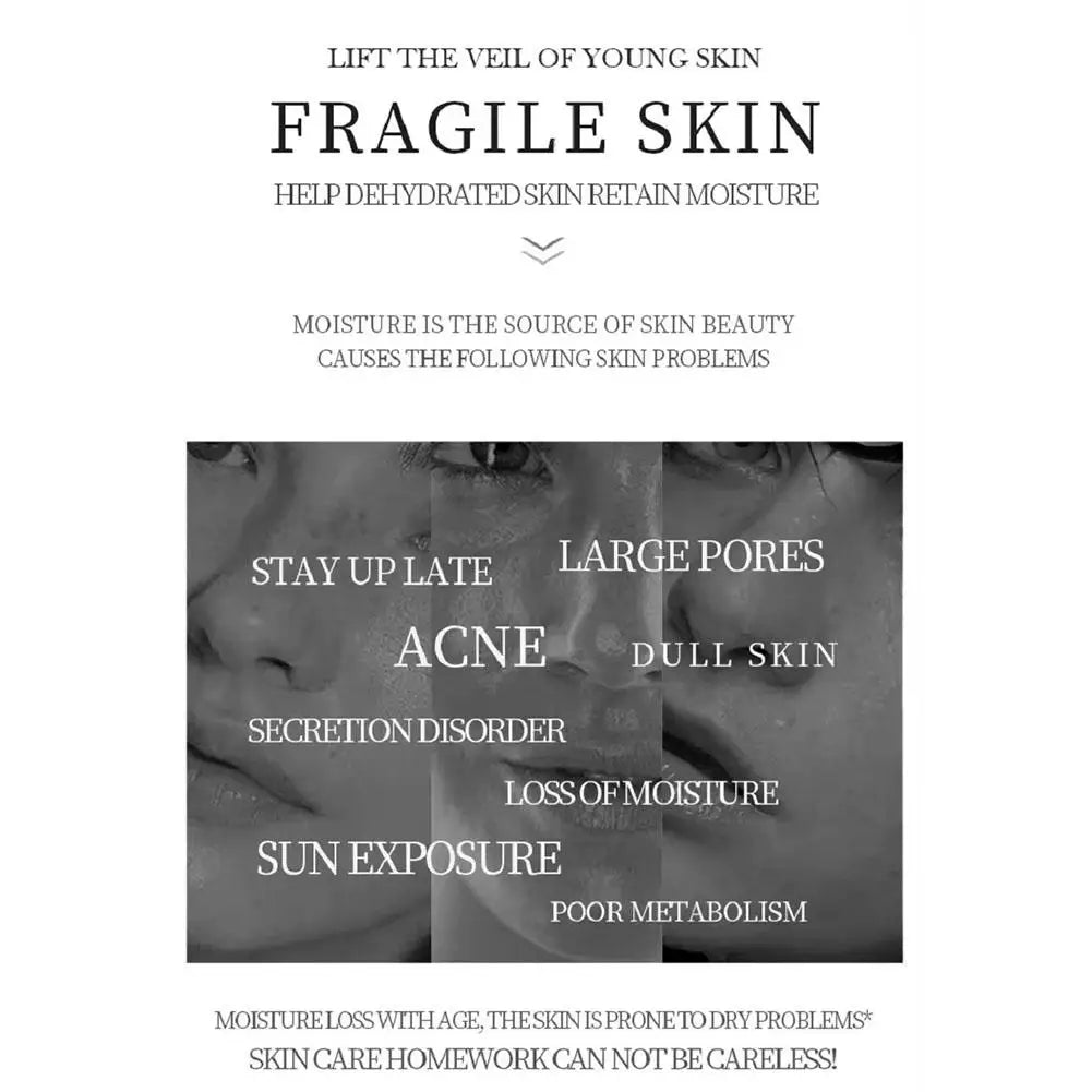 EELHOE Natural Plant Series Face Mask 10stk – Dyp Fukt, Fasthet og Naturlig Glød