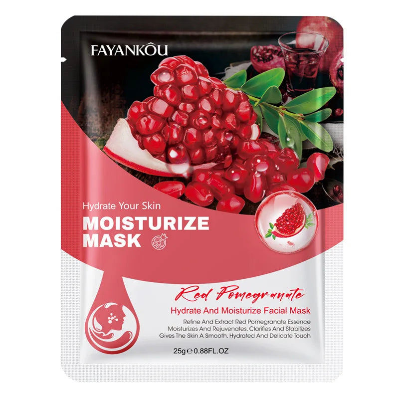 Fruits Facial Mask 10stk – Naturlig Fukt og Strålende Glød