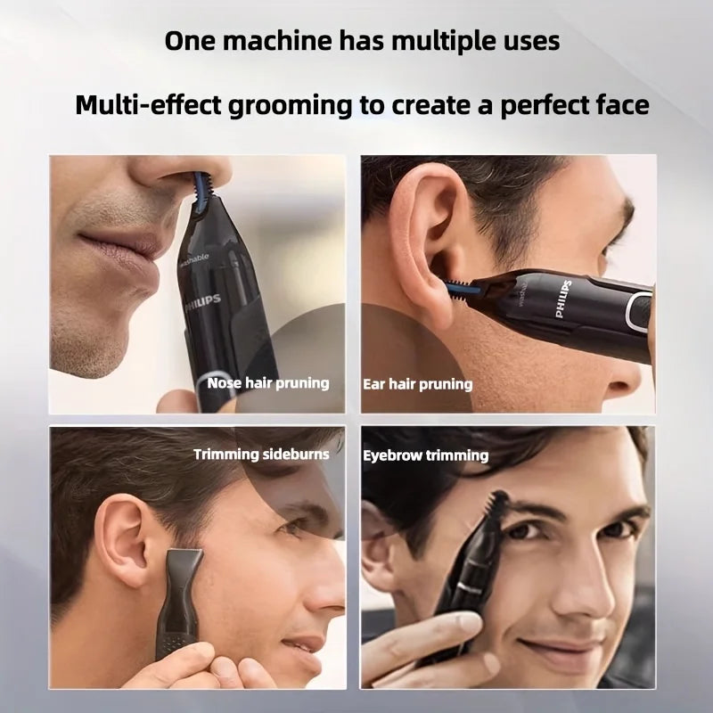 Philips NT5650/15 Nese- og ørehårtrimmer – presis, trygg og smertefri trimming