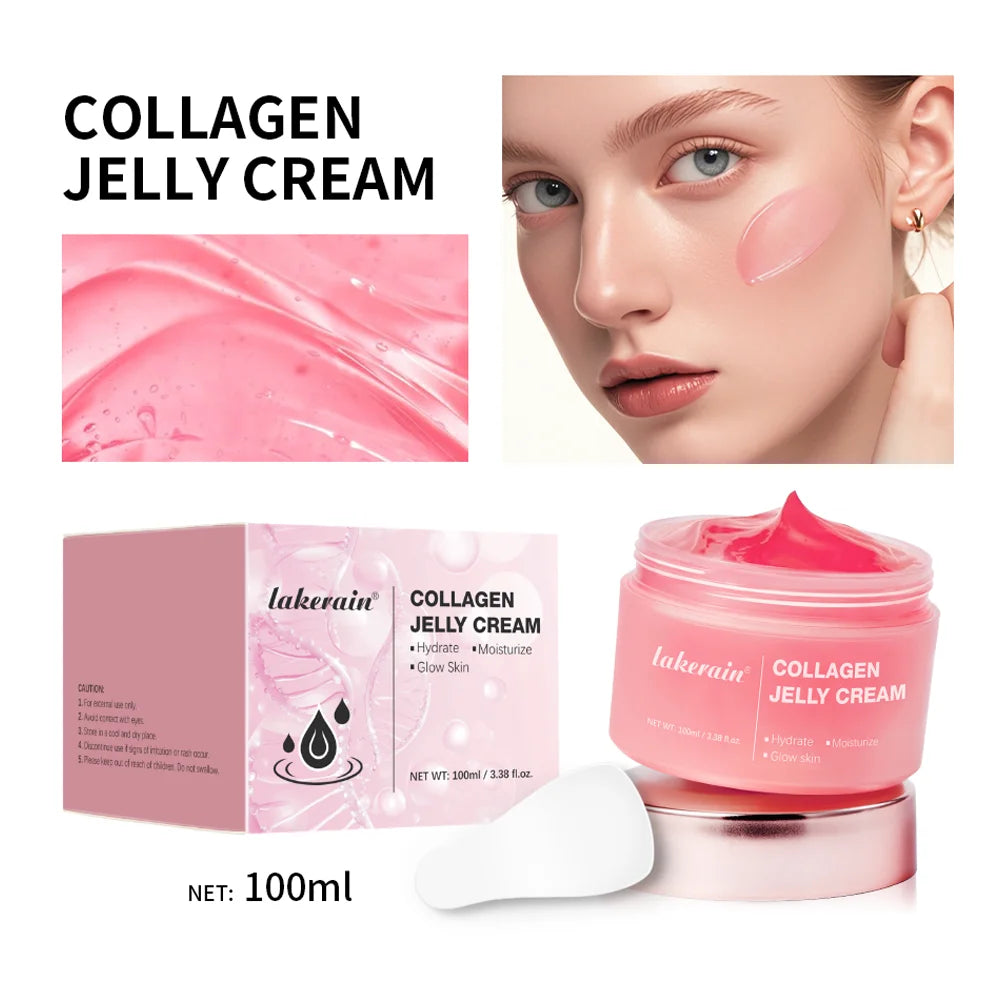 Lakerain Collagen Jelly Cream – fukt, fasthet og ungdommelig glød i én lett gelékrem