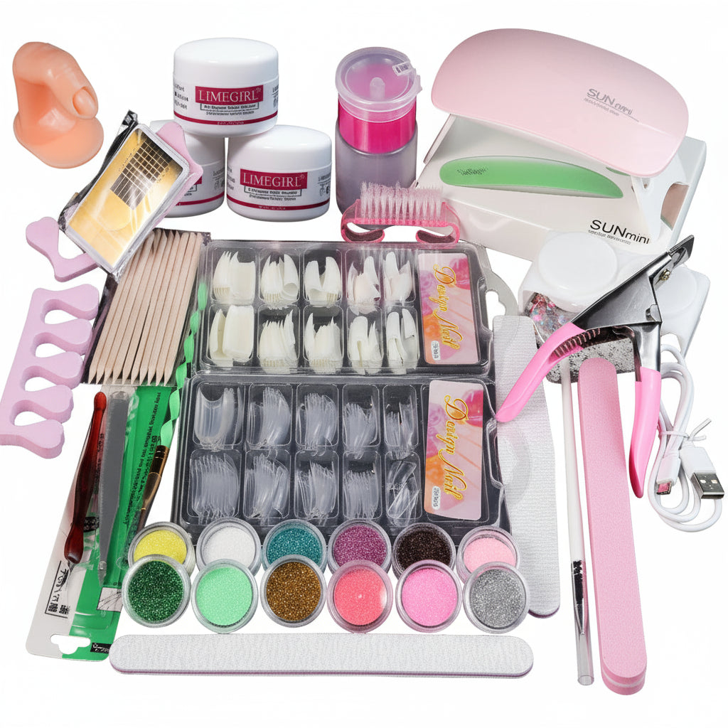 Limegirl Akryl Neglesett – Pulver og Monomer
