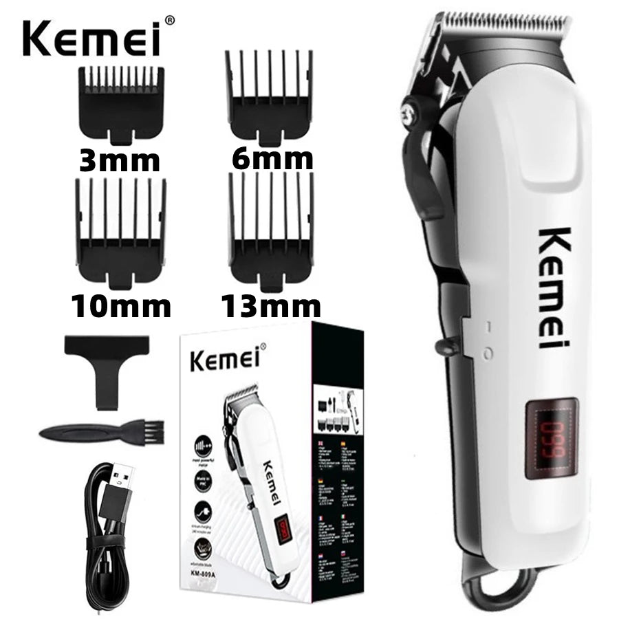 Kemei 809A Professional Hair Trimmer – presis, kraftig og komfortabel klipp for profesjonelle og hjemmebruk